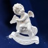 ESTATUILLA DE ÁNGEL CON CABALLO BALANCÍN