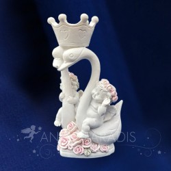 estatuas ÁNGELES CON cisnes