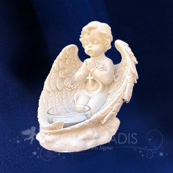 PORTAVELAS DECORATIVO ÁNGEL
