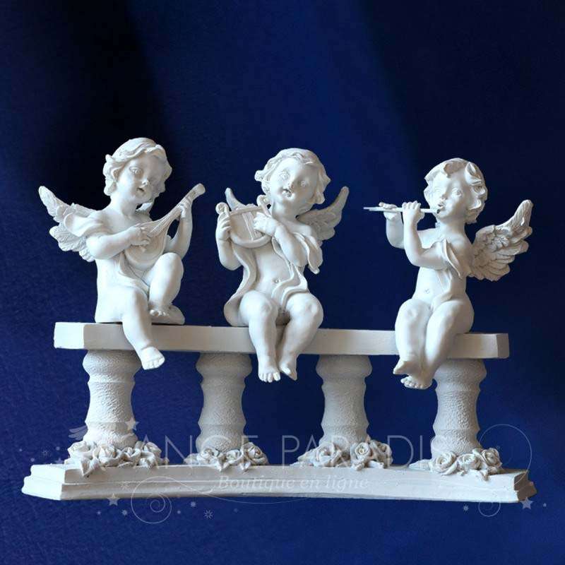 Figuritas ángeles Columnata Músico