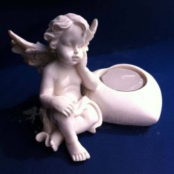 PORTAVELAS CORAZÓN DE ÁNGEL