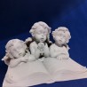 ángel escultura con libro - ángeles religiosos