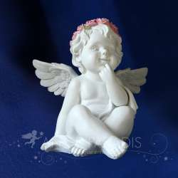 GRAN ESTATUA ANGEL ROMANA 27 cm