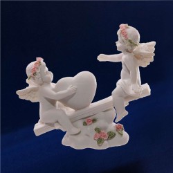 decoración angelot bautismo