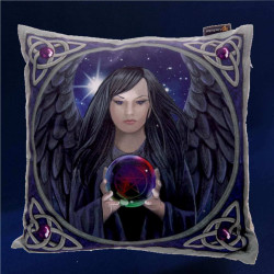 FUNDA DE COJÍN ÁNGEL CRISTAL